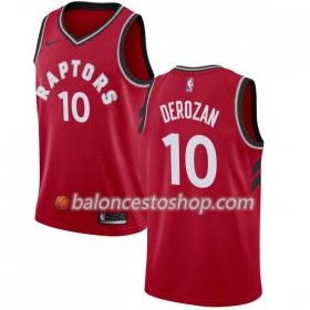 Camiseta Hombre NBA Toronto Raptors DeMar DeRozan 10 Nike 2017-18 Rojo Swingman